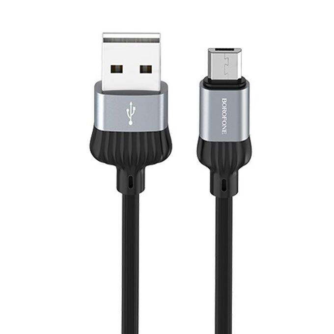 Кабель USB - micro USB Borofone BX28 Dignity (grey)