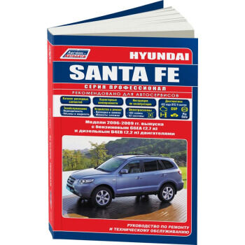 Hyundai Santa Fe с 2006 г. (бенз и диз) Устройство, техническое обслуживание и ремонт