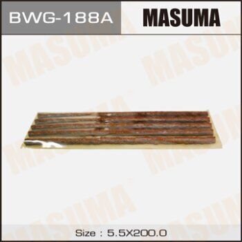Шнурки MASUMA Красные L.200mm, пластина 5 шнурков