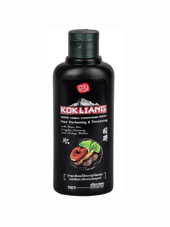 Кондиционер Kokliang бессульфатный натуральный травяной для темных волос 100 мл 100 мл