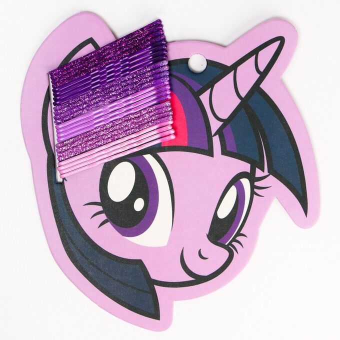 Hasbro Набор невидимок для волос &quot;Искорка&quot;, My Little Pony, 24 шт