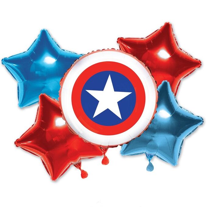 MARVEL Набор фольгированных шаров &quot;Щит Капитана Америки&quot;, Мстители
