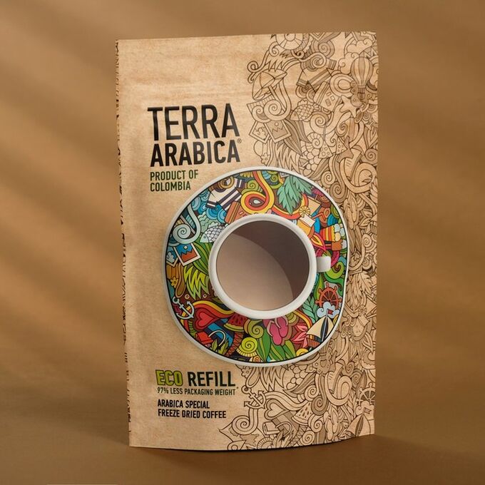 Кофе TERRA ARABICA Product of Colombia 75 г., кристал