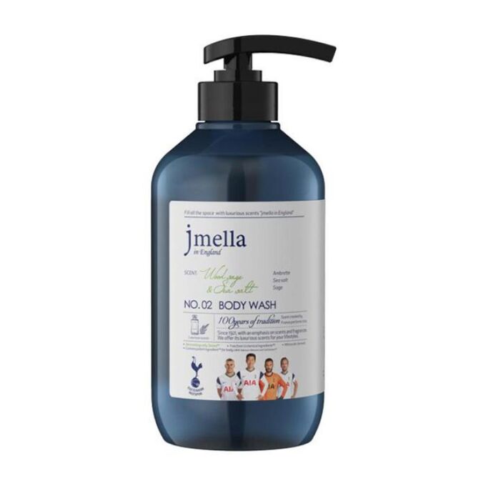 JMELLA №2 In England Wood Sage &amp; Sea Salt Hair Shampoo Шампунь для волос с экстрактом шалфея и морской солью 1000ml