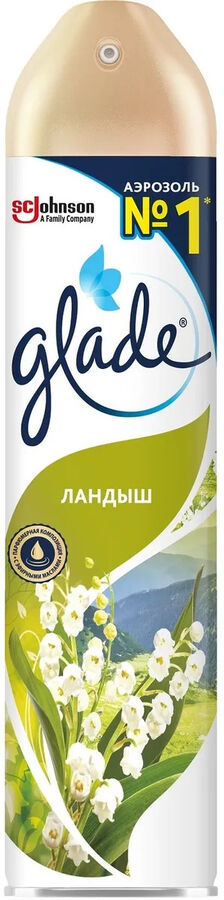 Glade Освежитель воздуха ГЛЭЙД - аэрозоль Ландыш 300мл