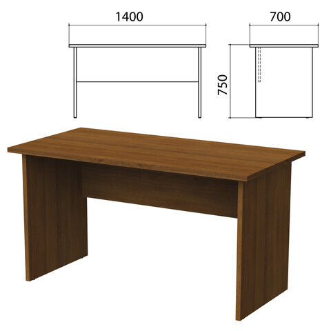 Стол письменный &quot;Этюд&quot;, 1400х700х750 мм, орех, 400028-190