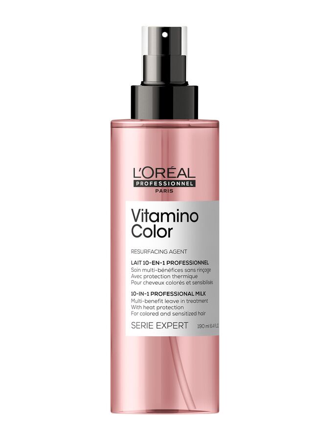 Loreal Professionnel Профессиональный несмываемый спрей-уход Vitamino Color для окрашенных волос, 190 мл, Лореаль Про