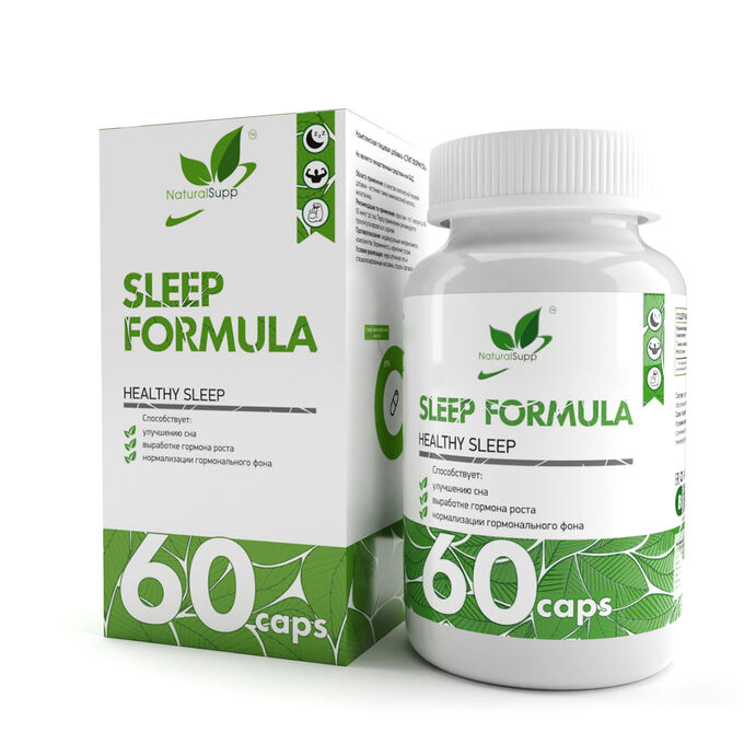 NaturalSupp Слип Формула Sleep Formula /комплексный препарат, 60 капс.