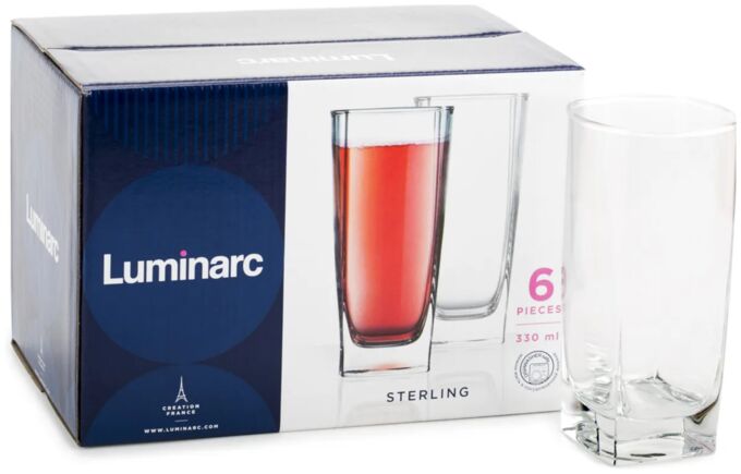 Набор стаканов Luminarc Sterling, 6 шт, 330 мл