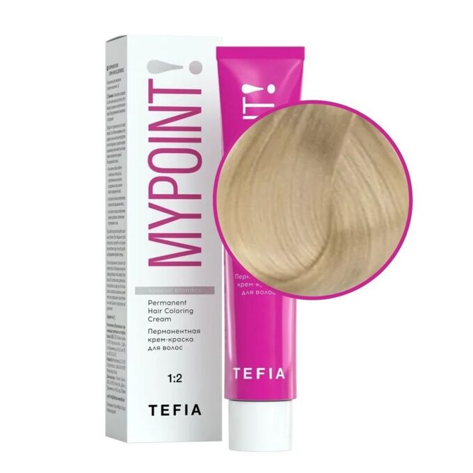 TEFIA Mypoint Special Blondes 100 Перманентная крем-краска для волос Натуральный блондин, 60 мл