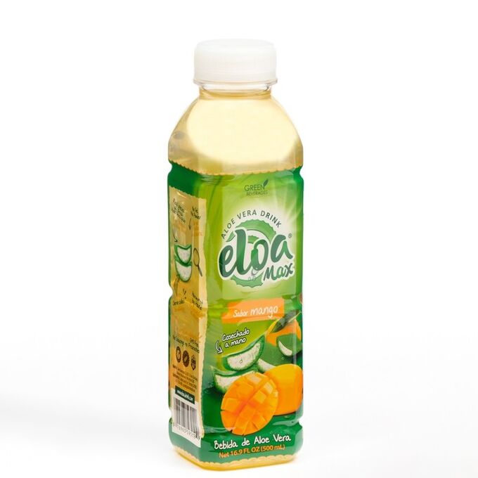 СИМА-ЛЕНД Напиток «ELOA MAX» на основе алоэ вера со вкусом манго с кусочками алоэ, 0.5 л