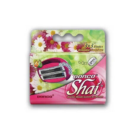 Кассеты для бритья женские Shai 3+3 4 шт Dorco