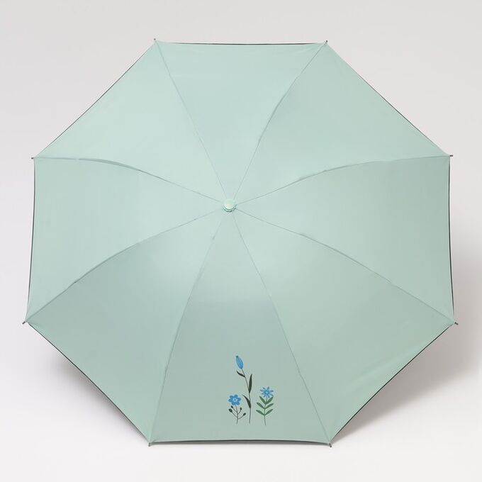 Зонт механический «Цветы», ветроустойчивый, 4 сложения, 8 спиц, R = 48 см, цвет в ассотименте