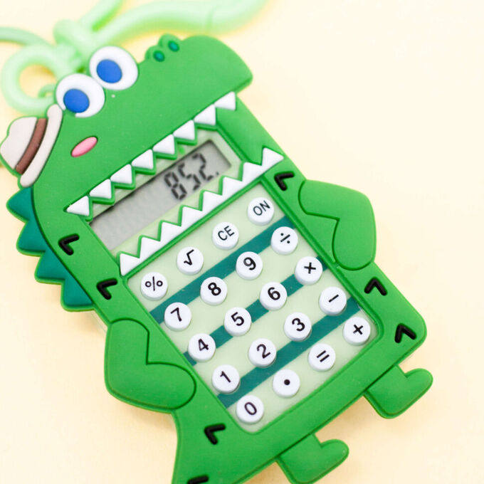 Брелок-калькулятор &quot;Сrocodile&quot;, green
