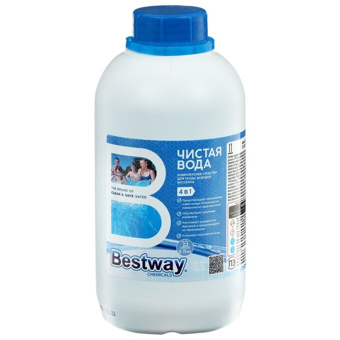 Bestway Комплексное жидкое средство для ухода за водой бассейна