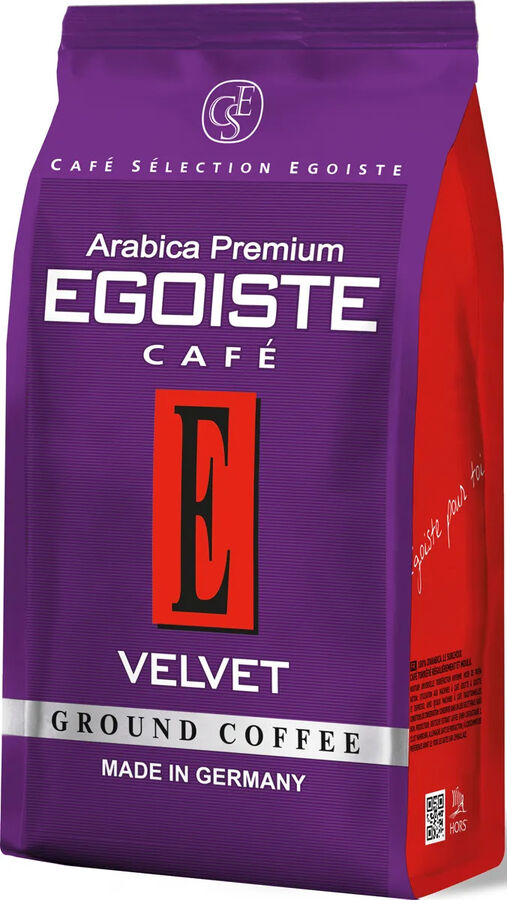 Кофе Egoiste Velvet молотый 200гр  шт