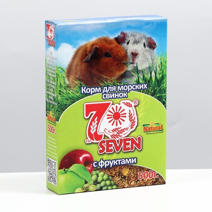 Корм для морских свинок Seven Seeds с фруктами, 500 гр | Корма для ...