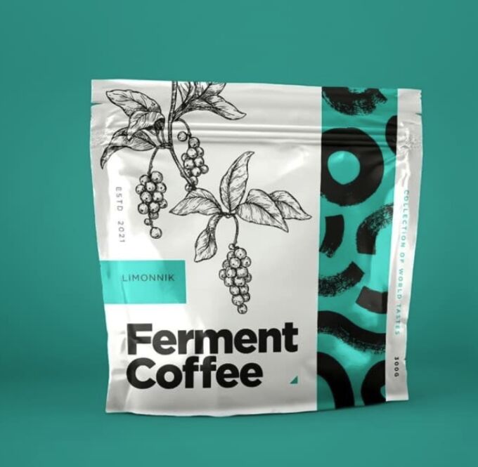 SIESTA®️ Кофе в зернах &quot;FERMENT&quot; Лимонник, 150г