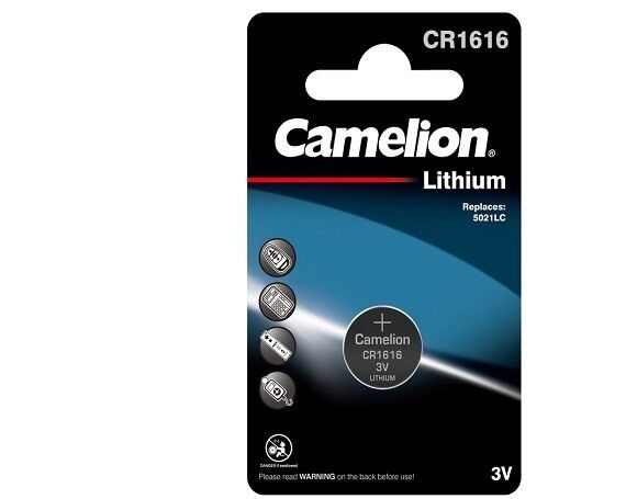 Элемент литиевый Camelion CR1616 (1-BL) 1шт