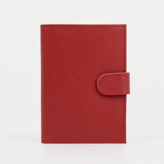 Cayman Обложка для автодокументов и паспорта, 5 карманов для карт, цвет красный