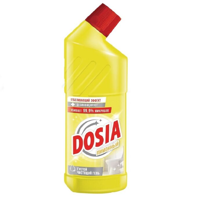 Средство для чистки и дезинфекции Dosia лимон, 750 мл