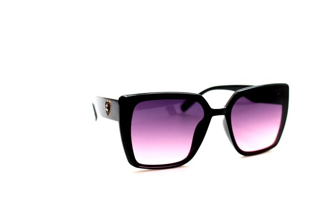 Женские очки 2020-n - 11007 черный сиреневый