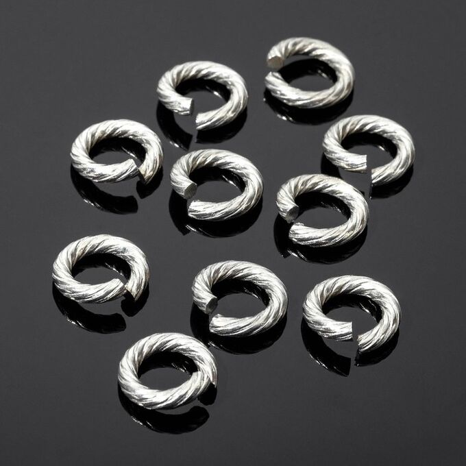 СИМА-ЛЕНД Кольцо соединительное из нержавеющей стали, 2,0*10мм (набор 10шт), цвет серебро