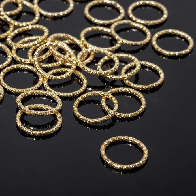 СИМА-ЛЕНД Кольцо соединительное (неразъёмное) из нержавеющей стали, 1,8*1,8см, цвет золото