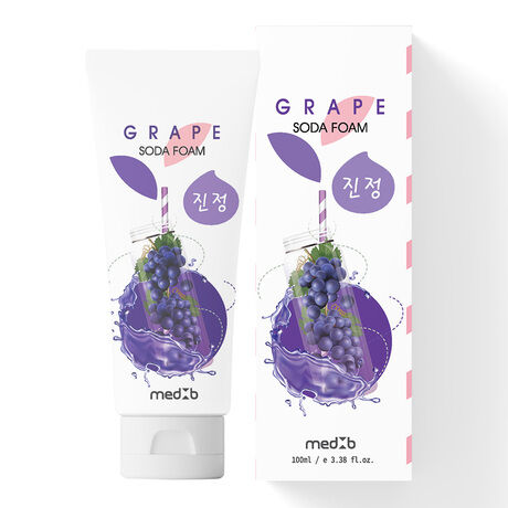 Med B Cosmetic 220859 MedB Grape Soda Foam Пенка для умывания с пищевой содой и виноградом 100мл  1/100