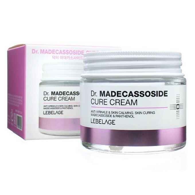 Lebelage Антивозрастной успокаивающий крем для лица с мадекассосидом Dr. Madecassoside Cure Cream, 70 мл