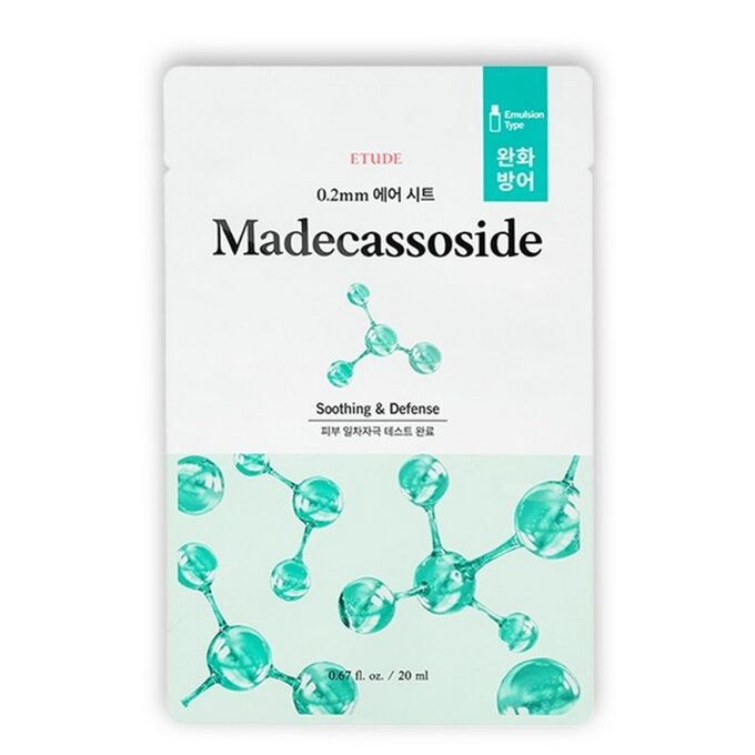 Etude Тканевая маска для лица с экстрактом мадекассосида 0.2 Therapy Air Mask Madecassoside, 20 мл