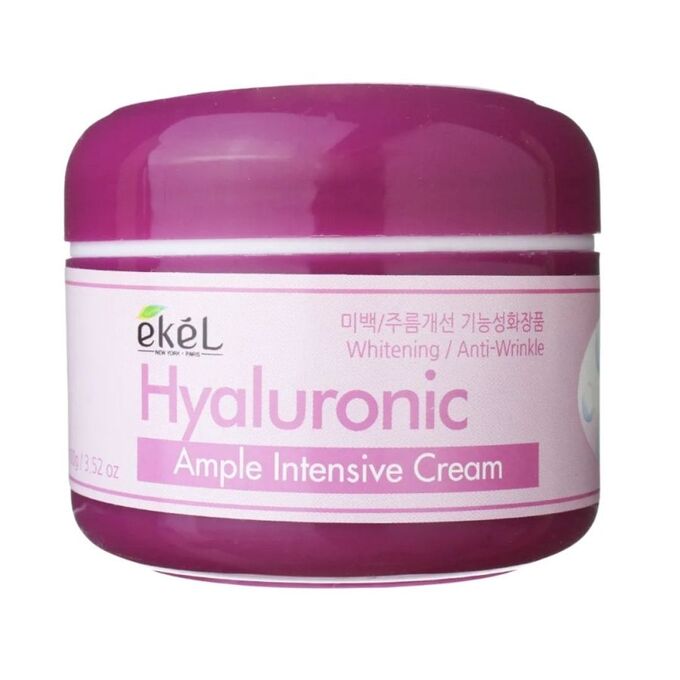 Ekel cosmetics Ekel Крем для лица ампульный увлажняющий с гиалуроновой кислотой Ample Intensive Cream Hyaluronic, 100 мл