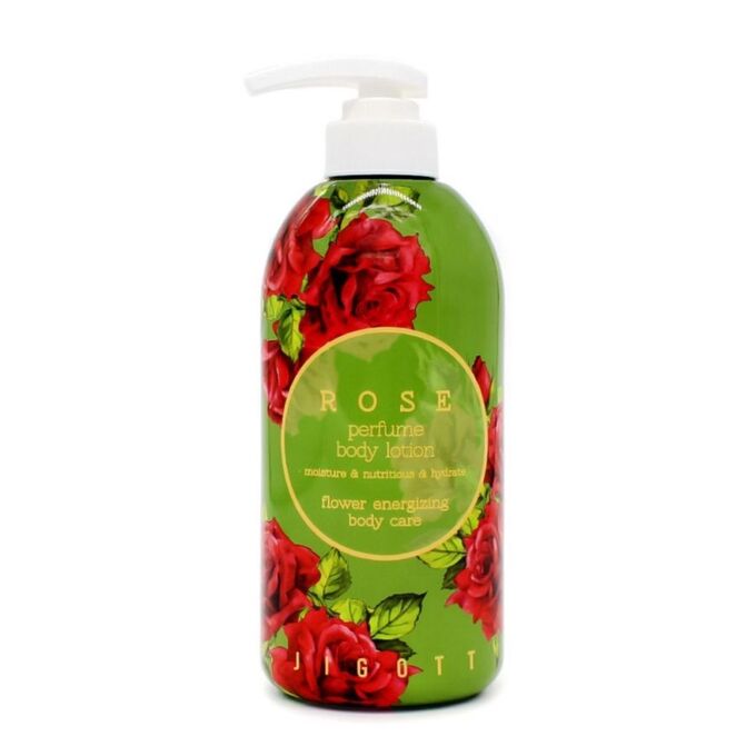 Jigott Парфюмированный лосьон с экстрактом розы Rose Perfume Body Lotion, 500 мл