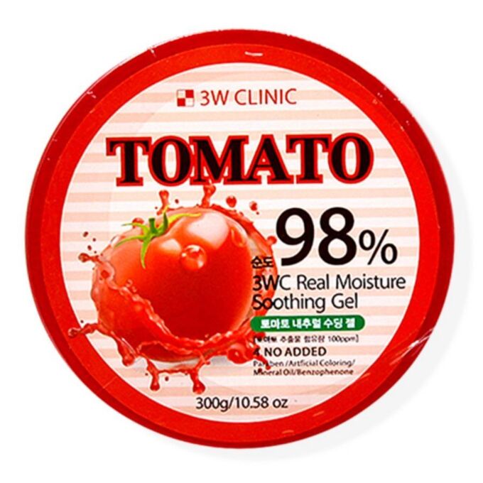 3W Clinic Многофункциональный гель с экстрактом томата Tomato Moisture Soothing Gel, 300 мл