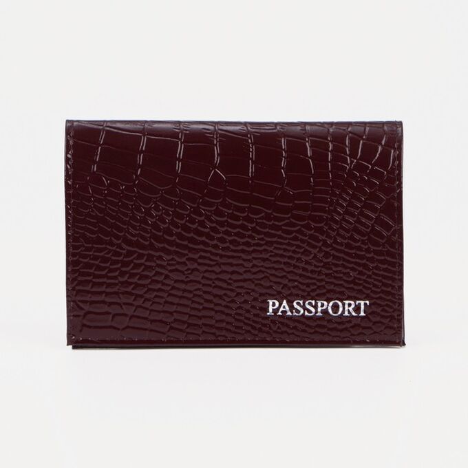 Обложка для паспорта, цвет коричневый 1628242