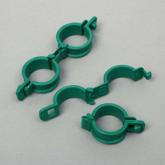 Greengo Кольцо-фиксатор для растений, d = 20 мм, набор 20 шт., зелёный