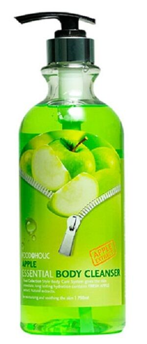 FOOD@HOLIC BELOVE FOODAHOLIC APPLE ESSENTIAL BODY CLEANSER 750ml Гель для душа с экстрактом яблока 750мл