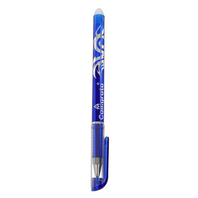 Calligrata Ручка гелевая со стираемыми чернилами 0,5 мм, стержень синий, корпус синий (штрихкод на штуке)
