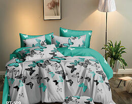 VIOTEX Комплект постельного белья из ПОПЛИНА 2 спальный с Европростыней
