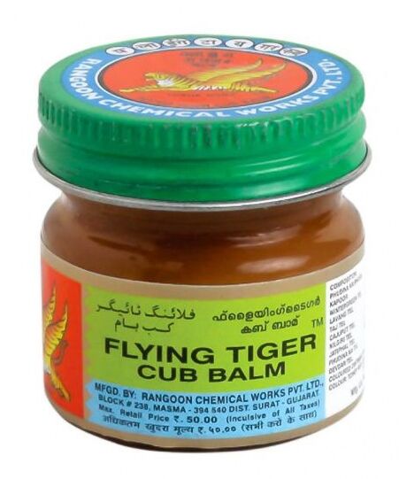 Бальзам Летающий тигр Flying Tiger Cub Balm Rangoon Chemicals 15 гр.