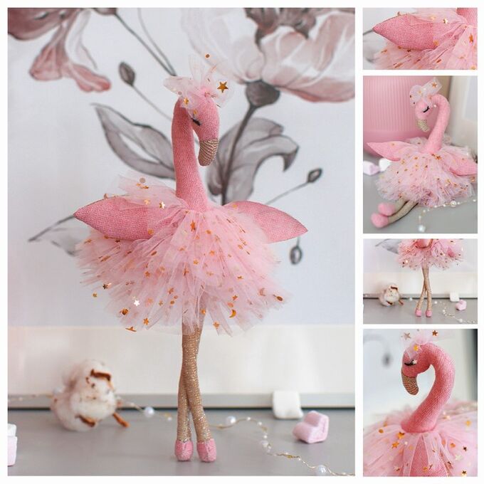 Арт Узор Мягкая игрушка «Фламинго Селеста», набор для шитья, 21  0,5  29,7 см