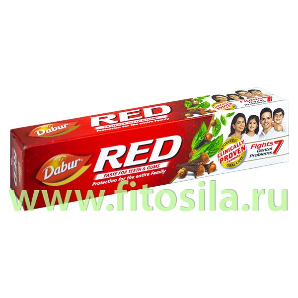 ФИТОСИЛА Зубная паста аюрведическая &quot;Дабур&quot; Red, 100 г