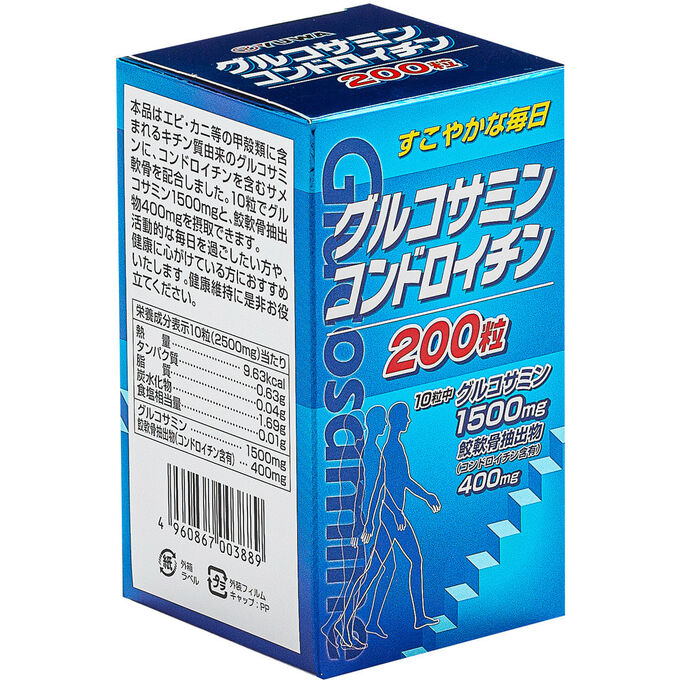Yuwa Co., Ltd Глюкозамин+хондроитин 200шт.