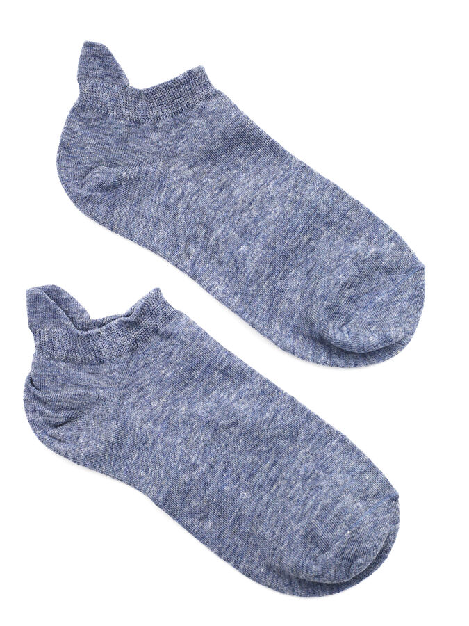 Krumpy Короткие носки р.35-40 &quot;Soft&quot; Серо-синие