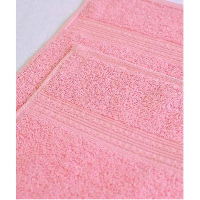 СИМА-ЛЕНД Полотенце махровое, размер 100х150 см, цвет светло-розовый