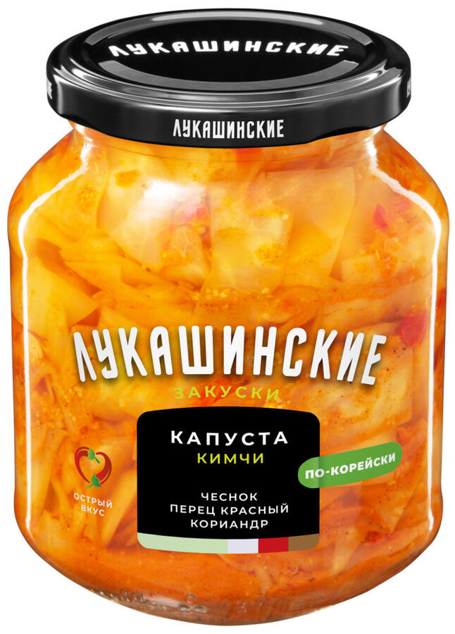 Капуста КИМЧИ Лукашинские по-Корейски 340г