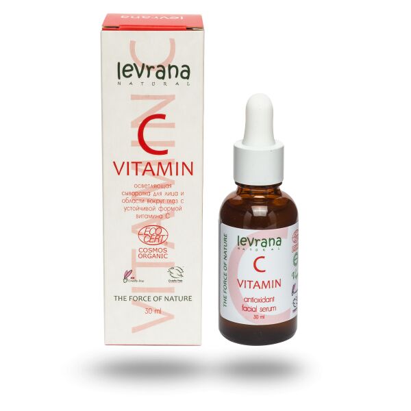 Levrana 8510 Сыворотка для лица Витамин C, 30 мл. ECOCERT COSMOS ORGANIC