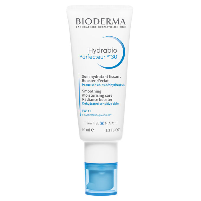 Bioderma Hydrabio Perfecteur Крем для лица SPF30 увлажняющий и выравнивающий тон для чувствительной и обезвоженной кожи Биодерма Гидрабио Перфектор 40 мл