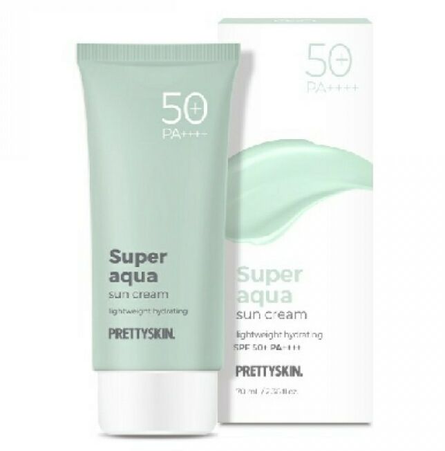 Pretty Skin PrettySkin Солнцезащитный крем Super Aqua Sun Cream SPF50+PA++++, 70 мл