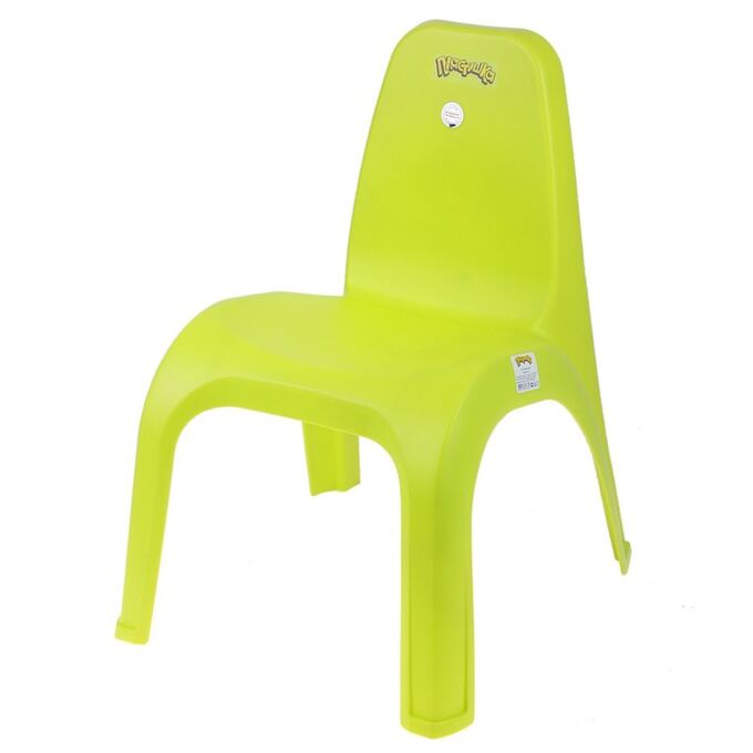 Пластишка Детский стул, цвет салатовый